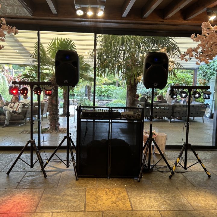 DIY Wedding DJ Newcastle setup